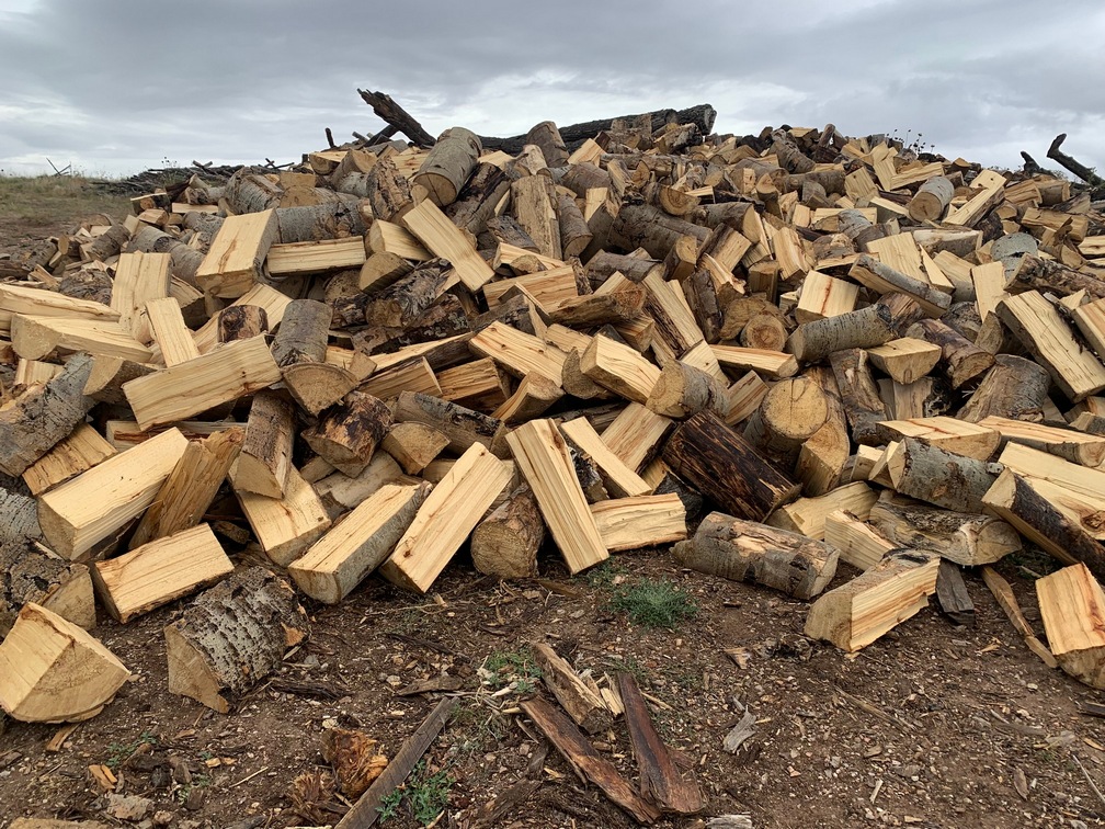 split pine firewood